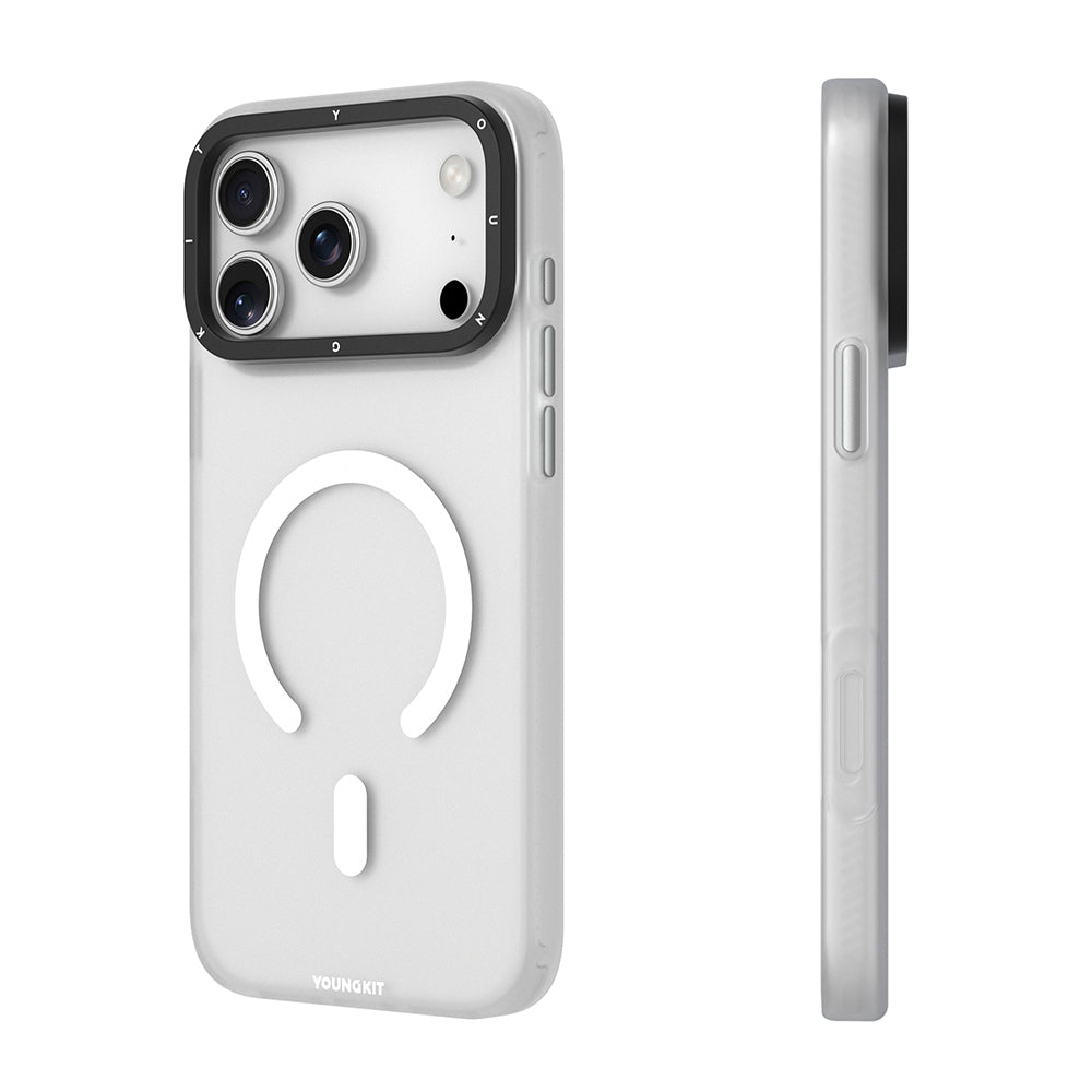 Youngkit Hidden Sand Serisi iPhone 17 Pro Max M-safe Şarj Özellikli Telefon Kılıfı Youngkit Hidden Sand Serisi iPhone 17 Pro Max M-safe Şarj Özellikli Telefon Kılıfı